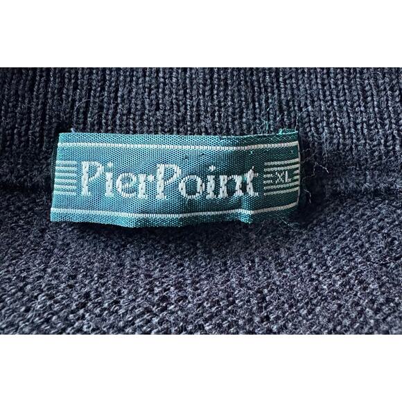 Vintage Pier Point Merino Wool Sweater Size Mens Large - Picture 3 of 3